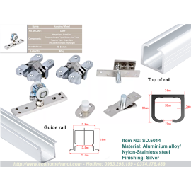 Phụ kiện cửa trượt cánh xếp gập SD5014